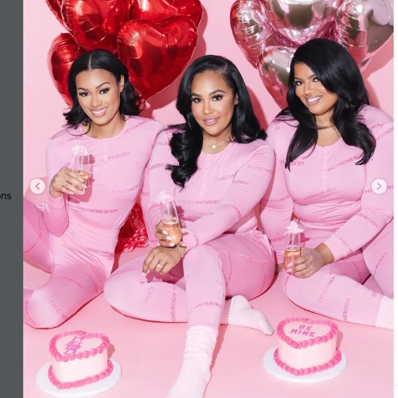 Fancy Homebody Logoluxe Pajamas NWT - Picture 3 of 5